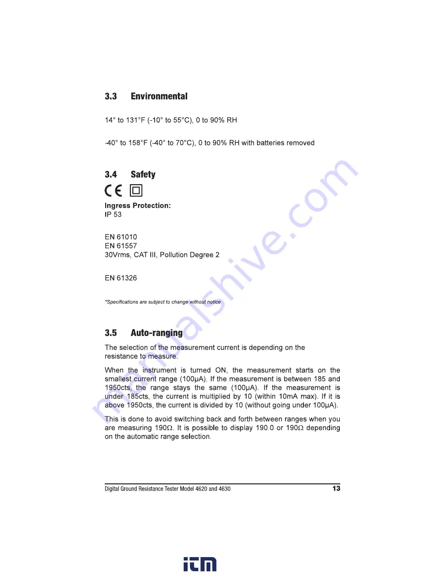 AEMC instruments 4630 User Manual Download Page 15