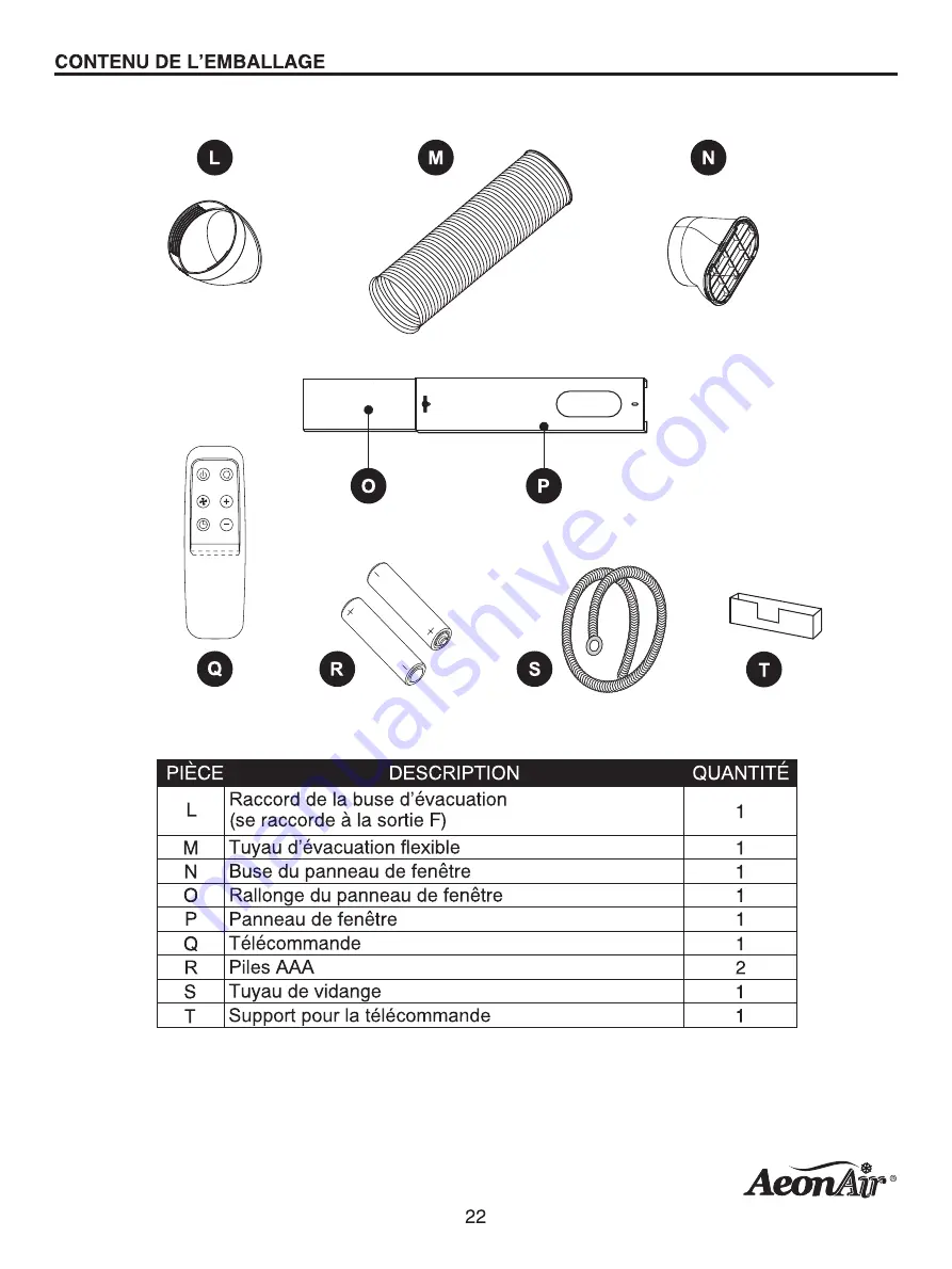 AeonAir 0625616 Manual Download Page 22