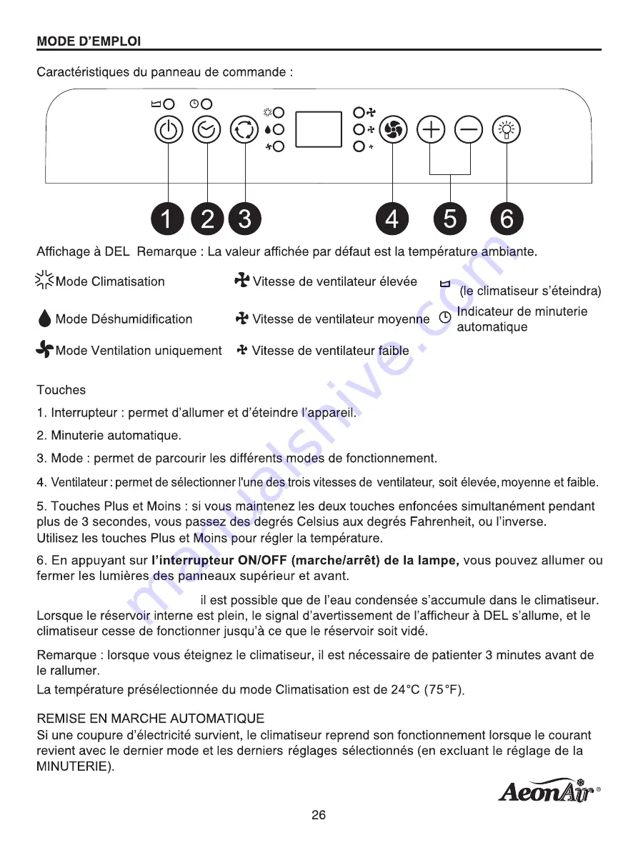 AeonAir 0625616 Скачать руководство пользователя страница 26