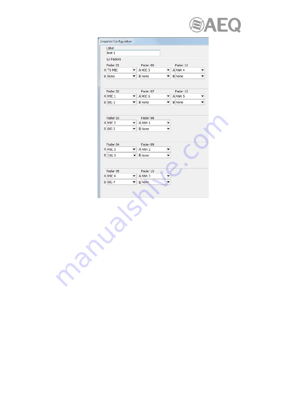 AEQ FORUM LITE User Manual Download Page 119