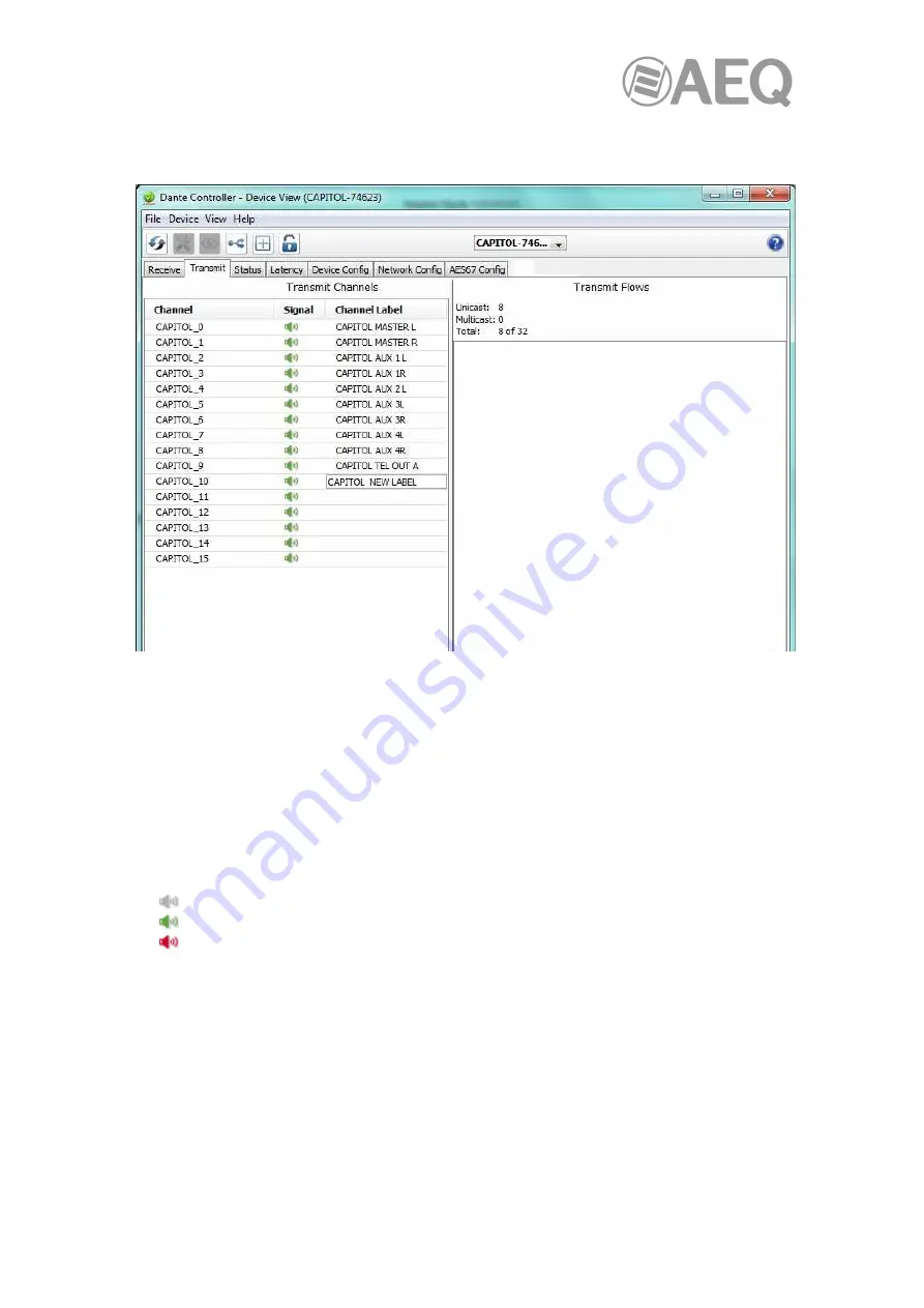 AEQ FORUM User Manual Download Page 65