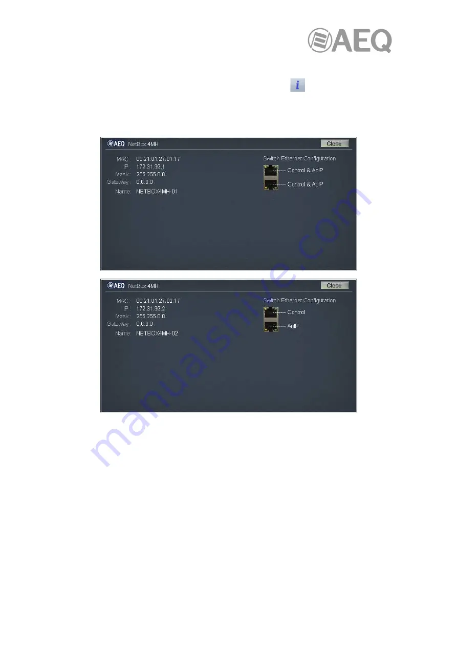 AEQ NETBOX 4 MH User Manual Download Page 32