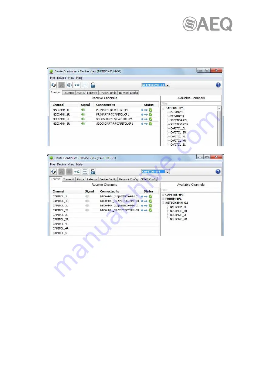 AEQ NETBOX 4 MH User Manual Download Page 43