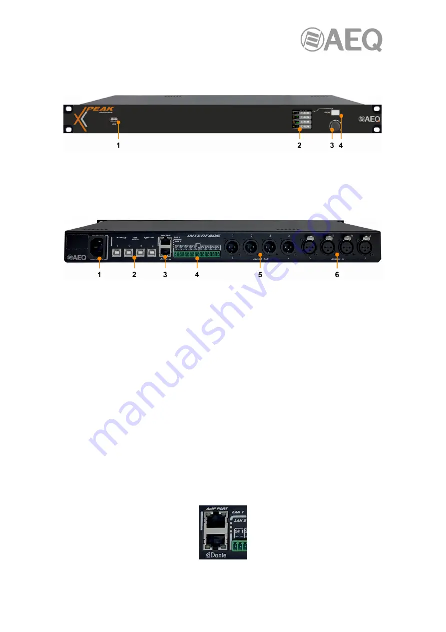 AEQ XPEAK User Manual Download Page 20