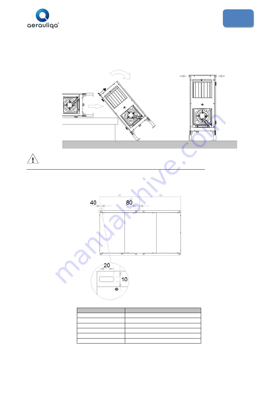 aerauliqa QRCE 1000 Installation, Operation And Maintenance Manual Download Page 11