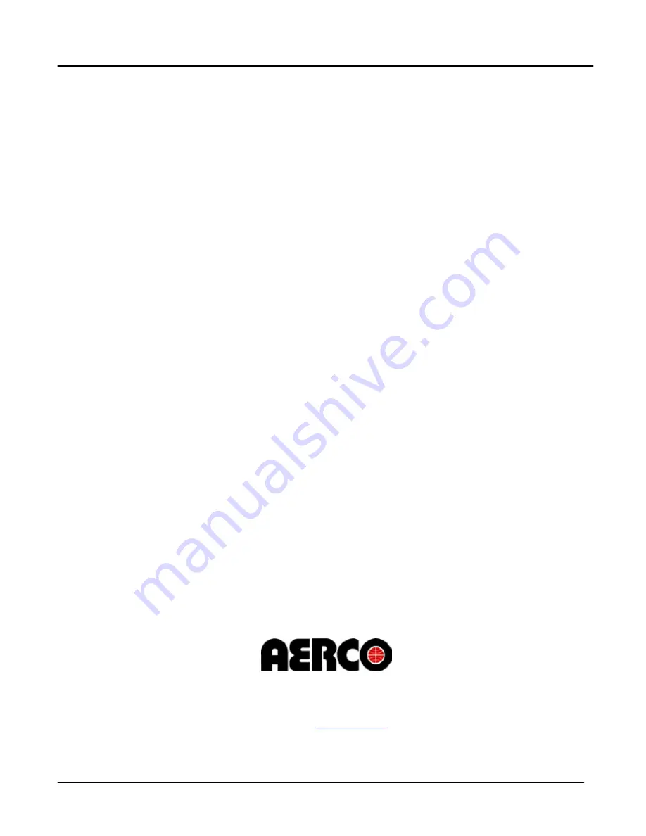 Aerco INNOVATION INN1060 User Manual Download Page 194