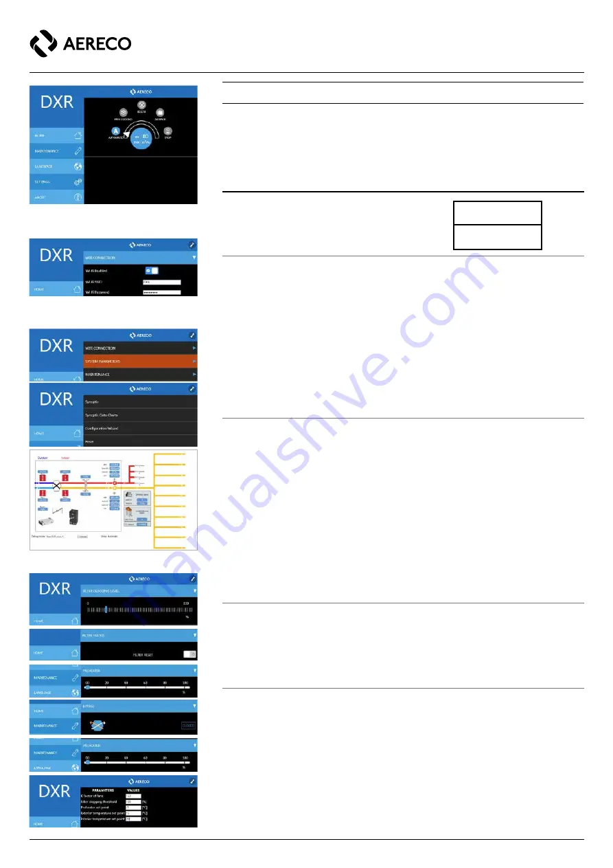 Aereco DXR 230 REFERENCE Installation And Maintenance  Instruction Download Page 19