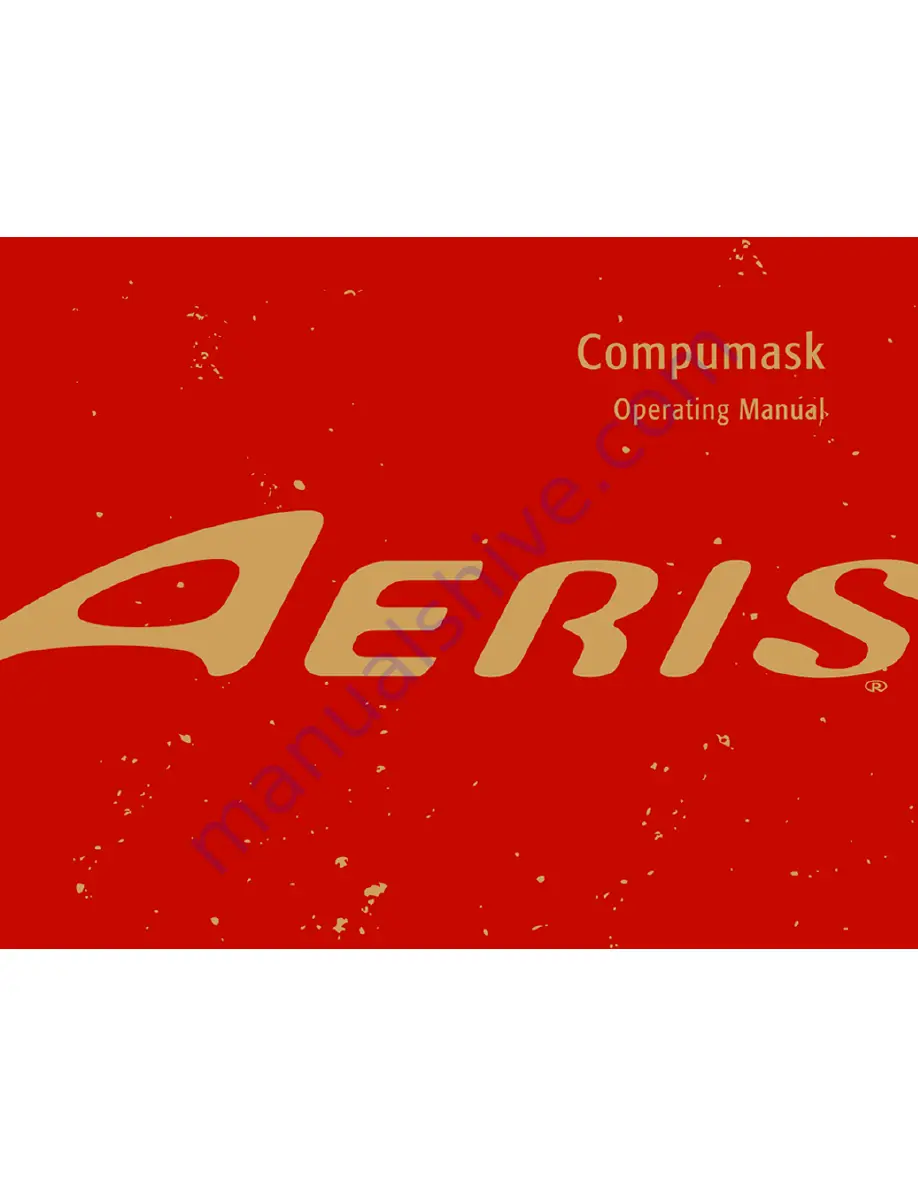 Aeris CompuMask Operating Manual Download Page 1