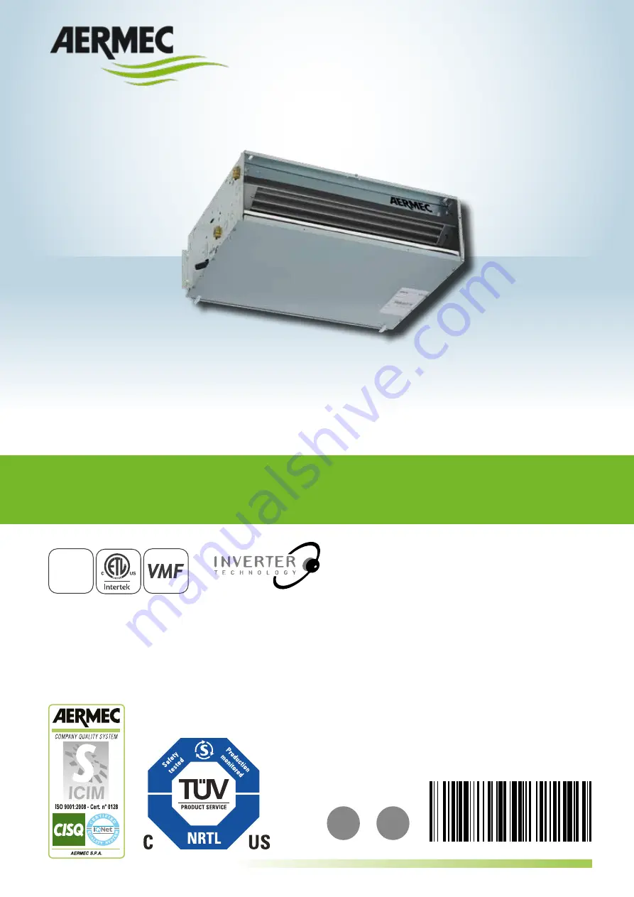 AERMEC EUP Use And Installation  Manual Download Page 1