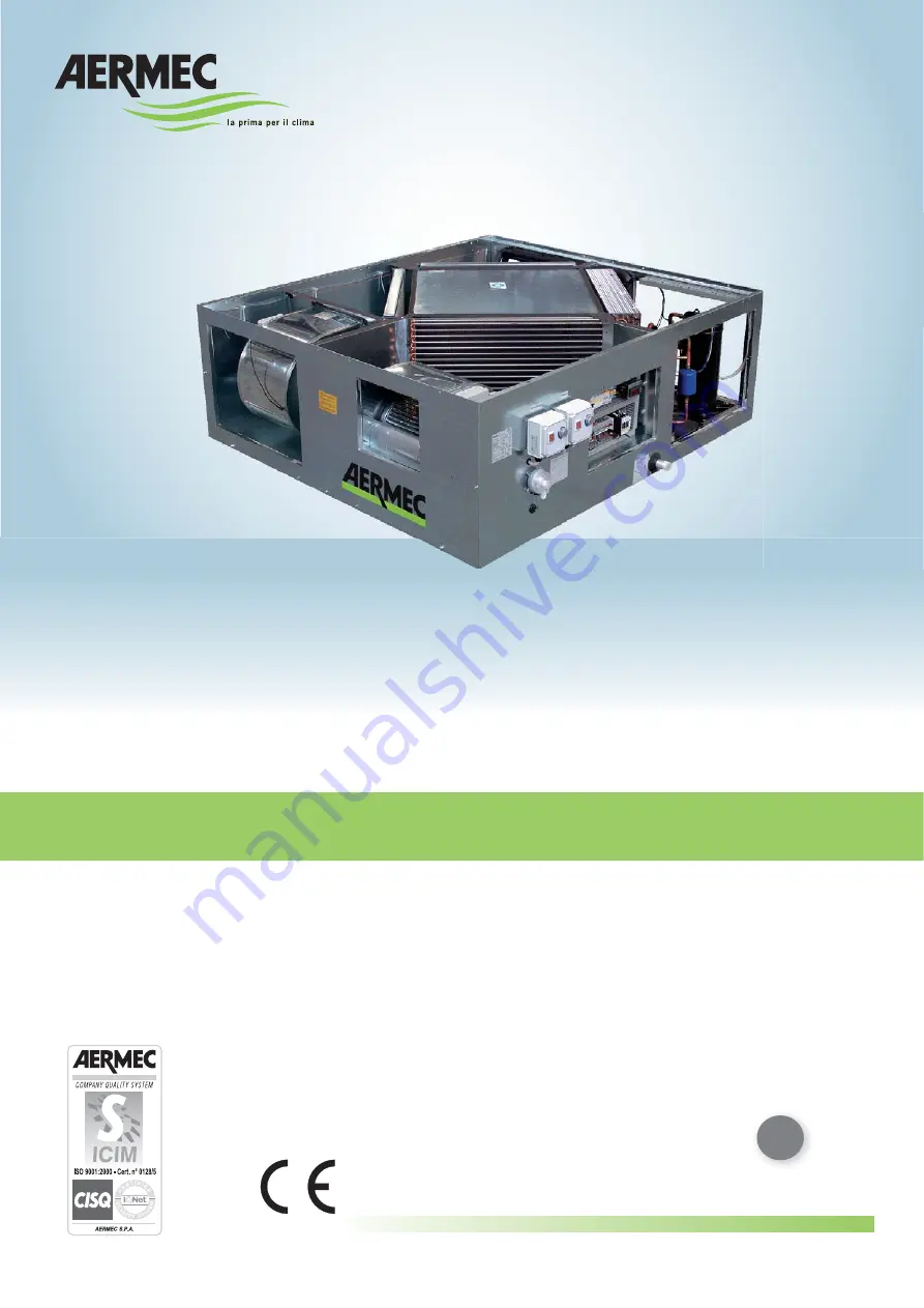 AERMEC URX CF Selection And Installation Manual Download Page 1