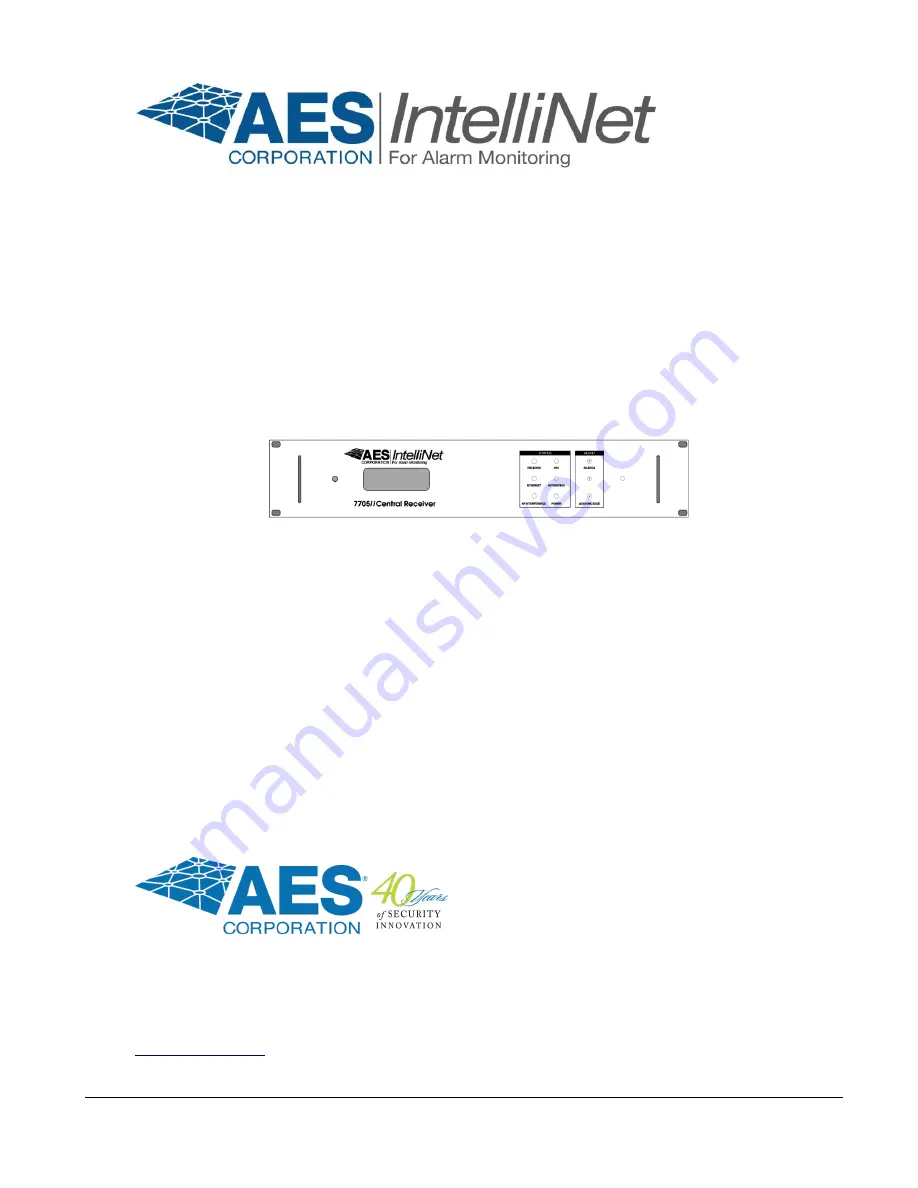 AES 7170 Скачать руководство пользователя страница 1