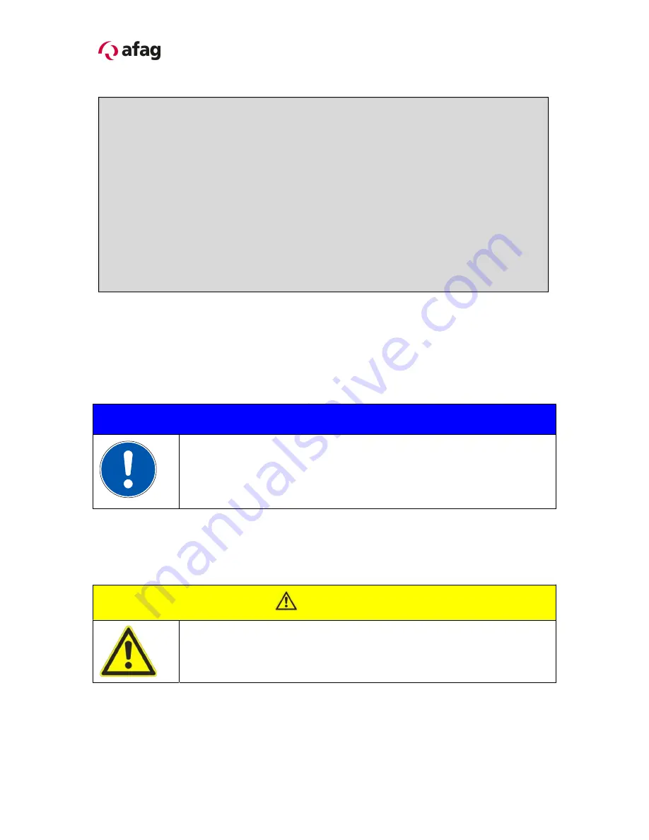 Afag CS 16/30 Manual Download Page 18