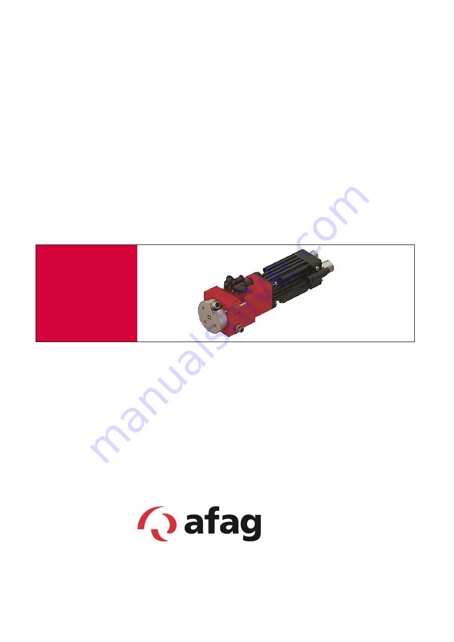 Afag EPS giga YZ Operating Manual Download Page 1