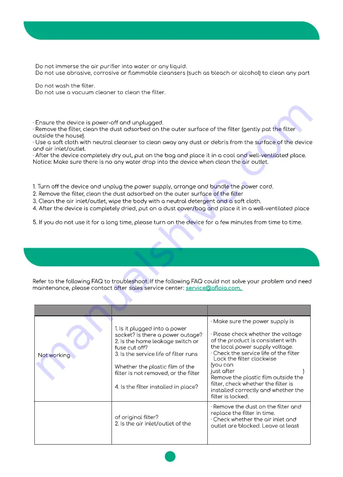 afloia COLIN Instruction Manual Download Page 12