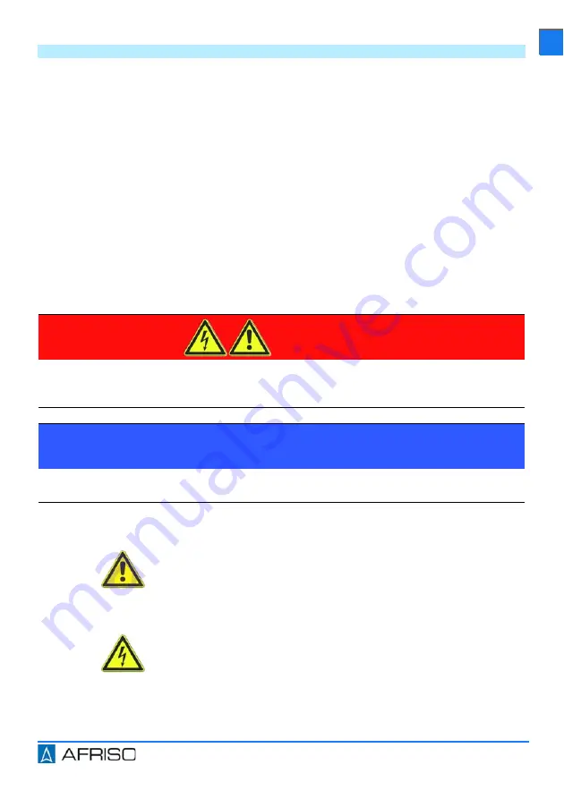 AFRISO AFA 11 Operating Instruction Download Page 4