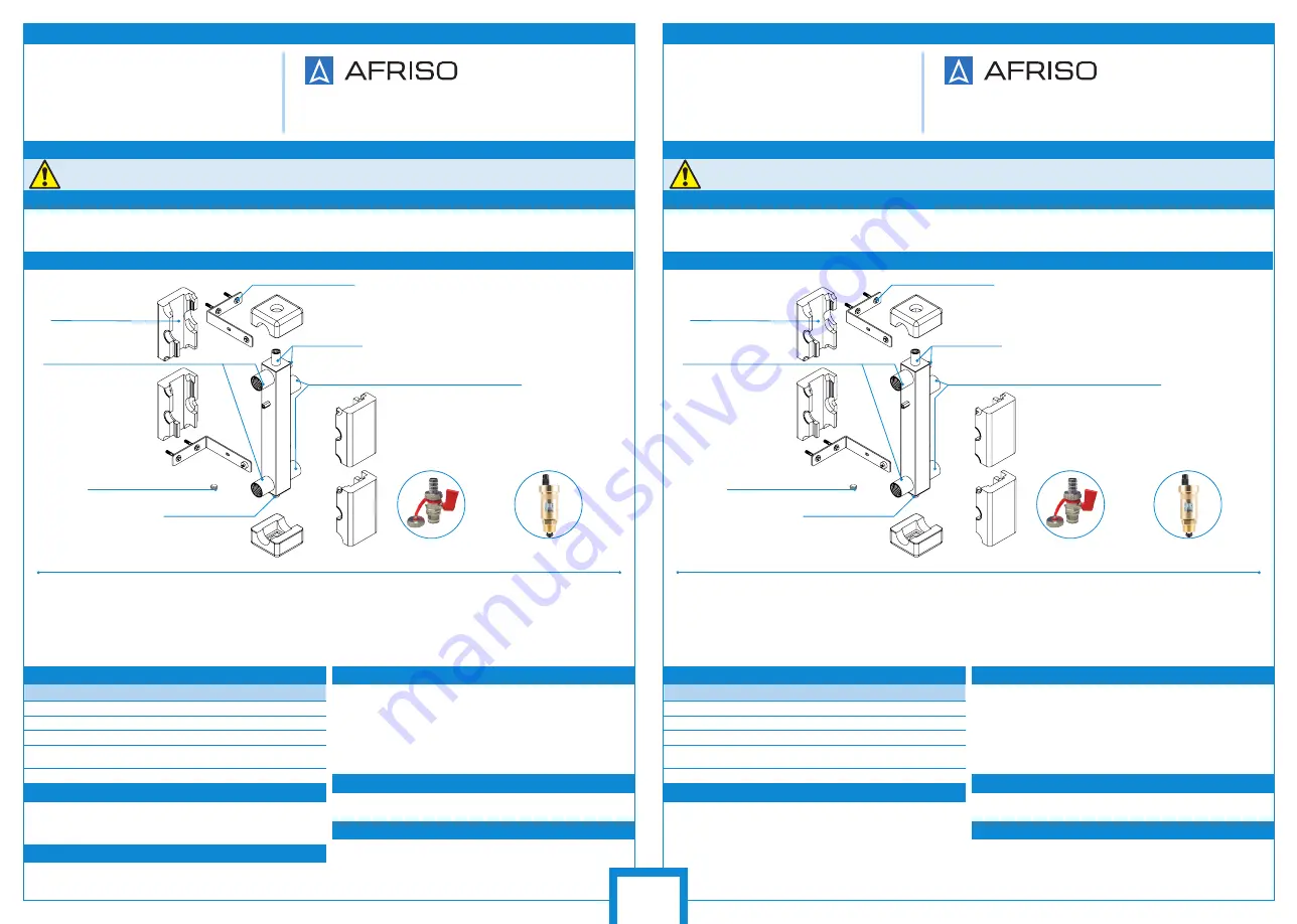 AFRISO KSV 160 HW Скачать руководство пользователя страница 1