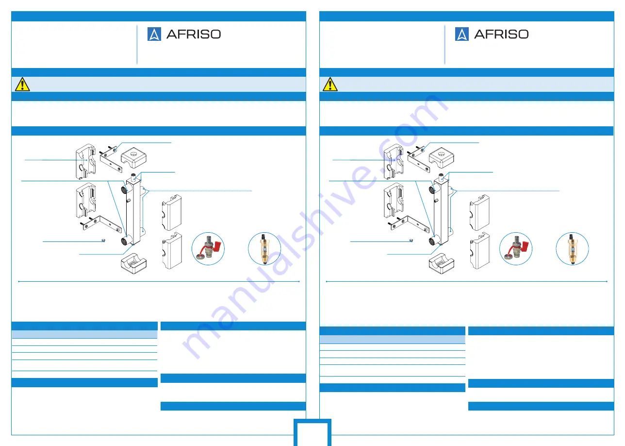 AFRISO KSV 160 HW Instruction Manual Download Page 2