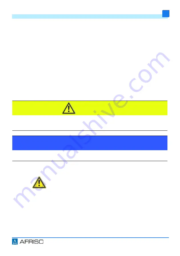 AFRISO WaterSensor con Operating Instructions Manual Download Page 3