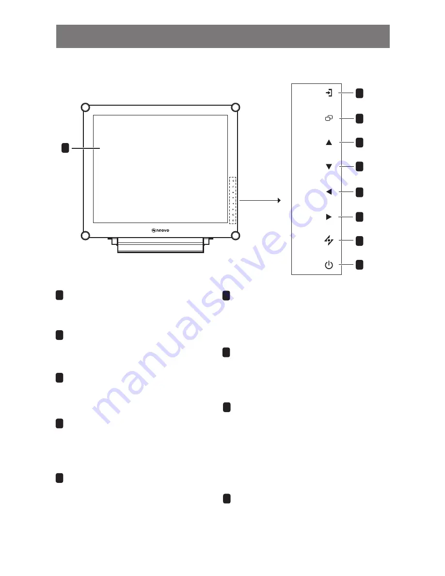 AG Neovo SX-17P Plus User Manual Download Page 11