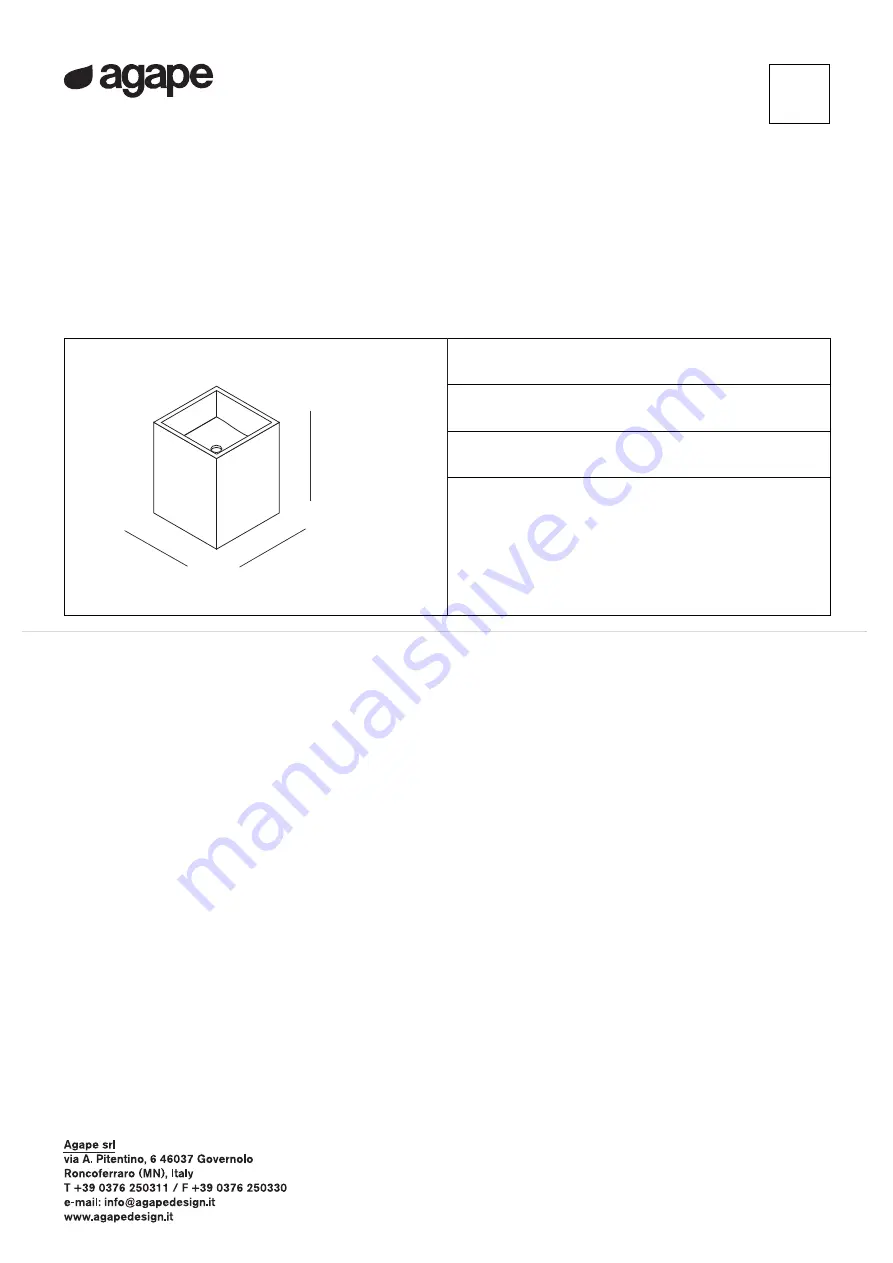 agape CUBE ACER0770M Assembly Instruction Download Page 1