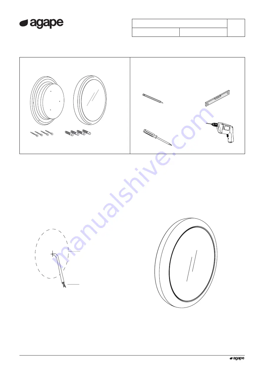 agape SOLID ASPE05991L Quick Start Manual Download Page 2