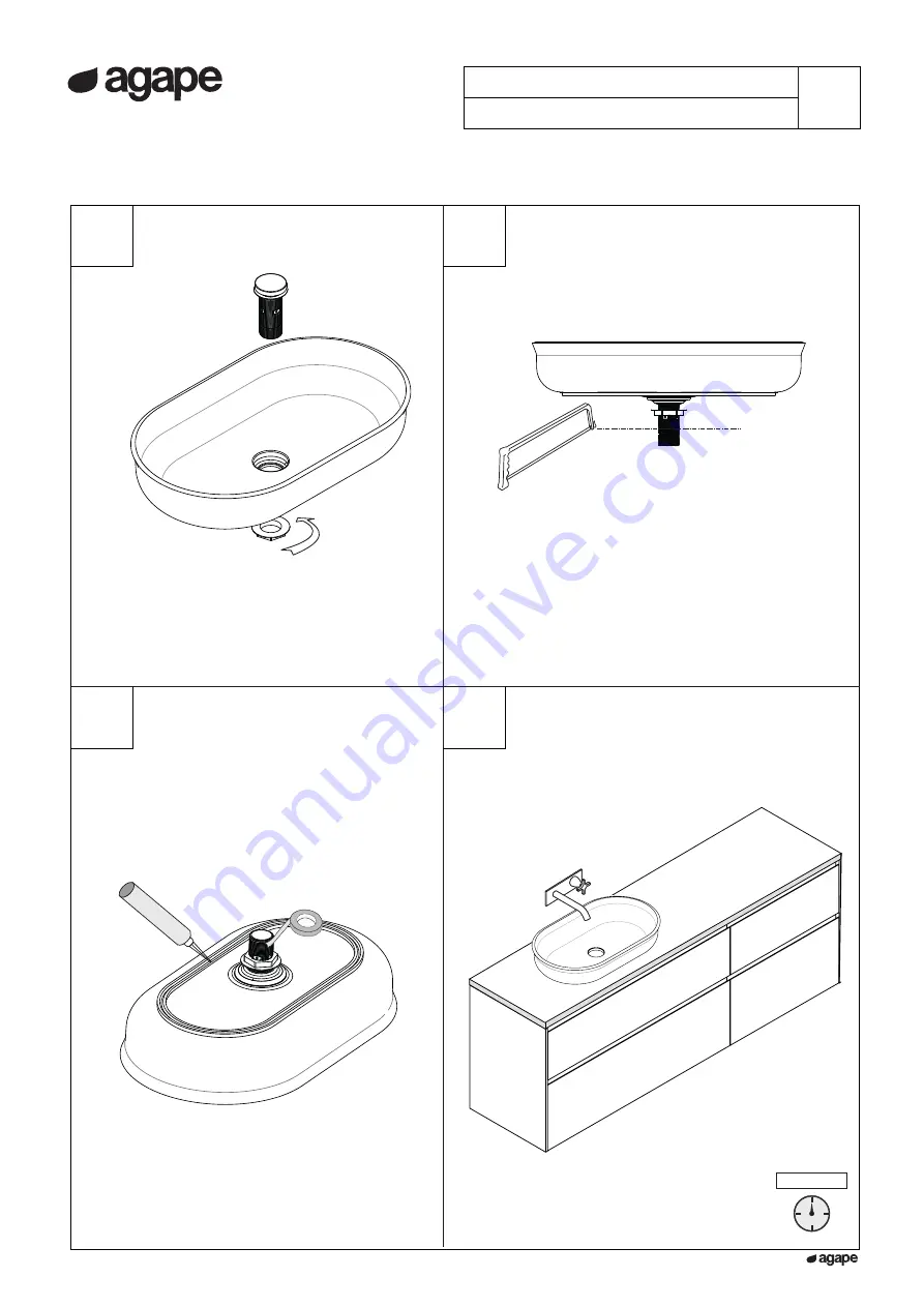 agape Undici ACER0386 Assembly Instructions Download Page 3