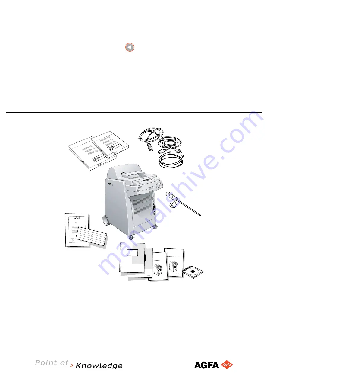 AGFA Drystar 4500 Plug & Play Installation Manual Download Page 1