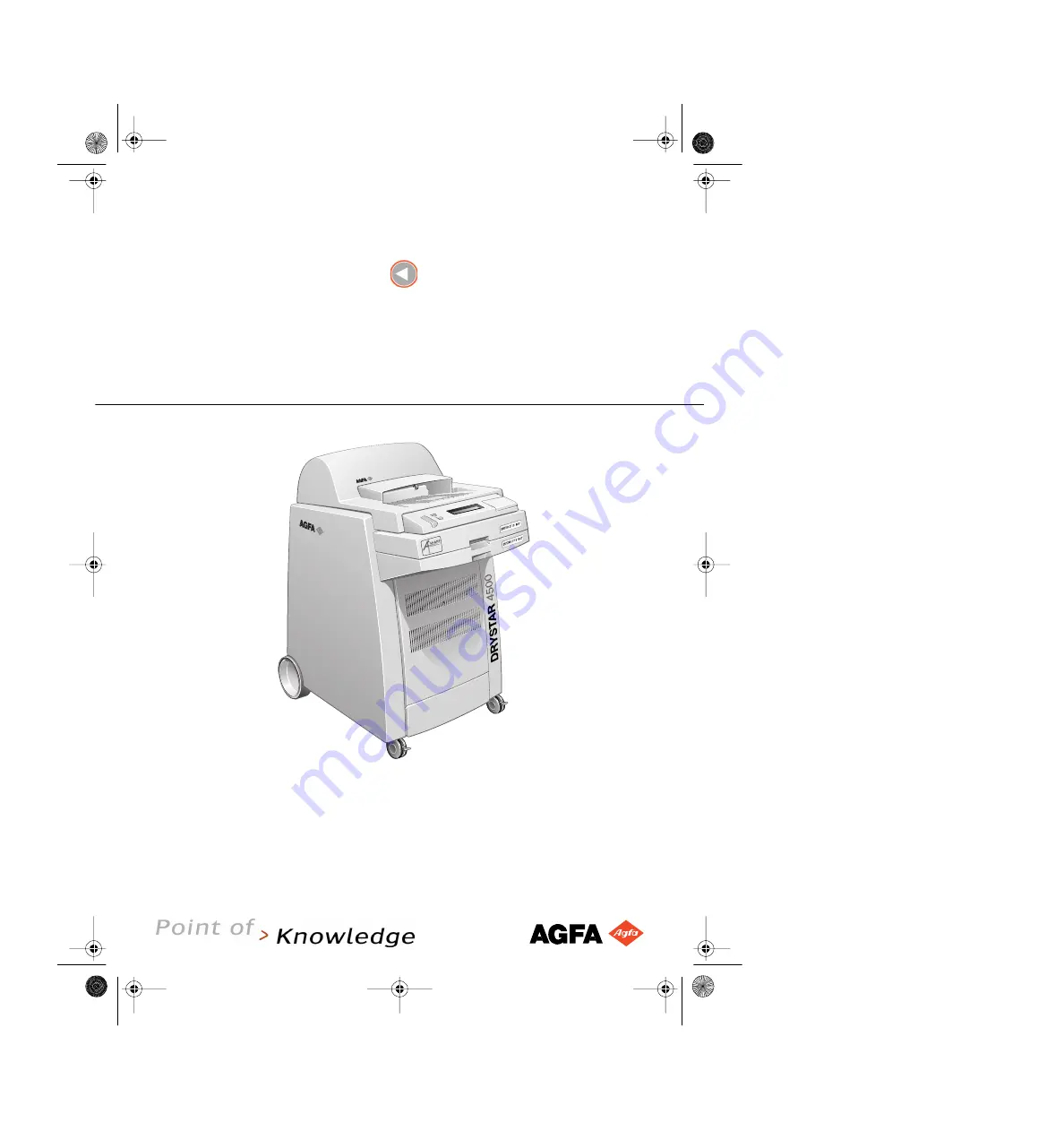 AGFA Drystar 4500 Скачать руководство пользователя страница 1