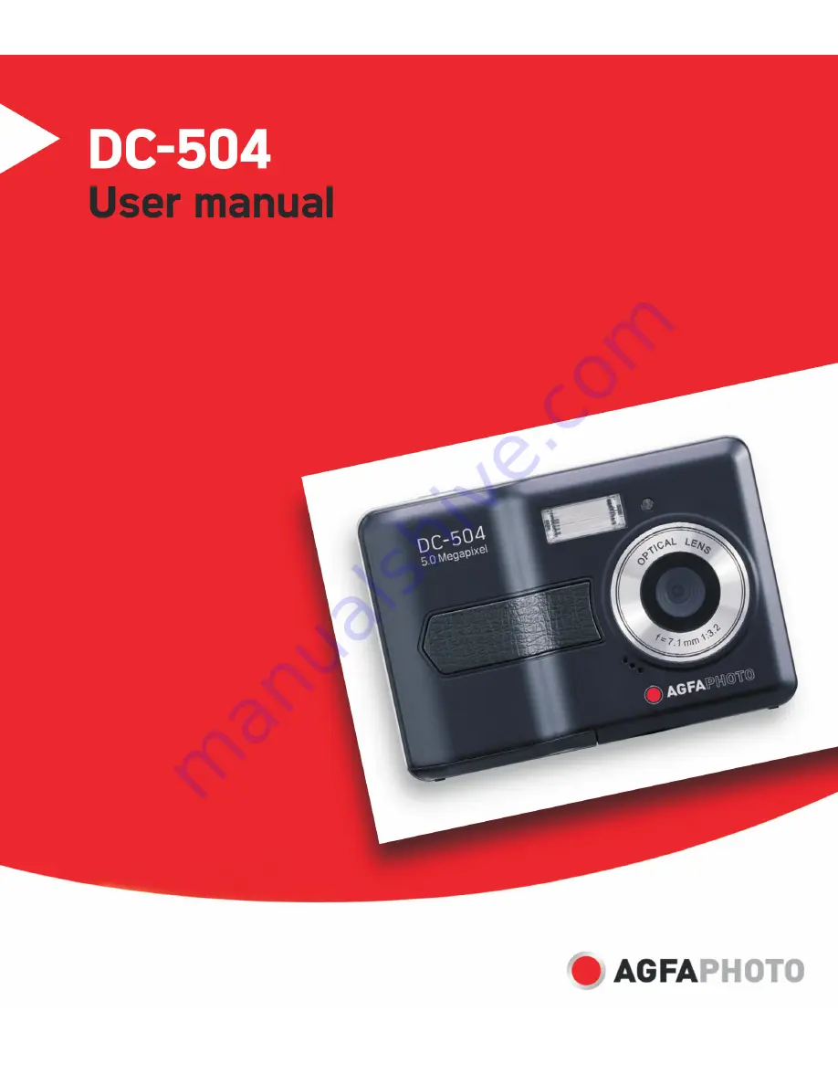 AgfaPhoto DC-504 Скачать руководство пользователя страница 1