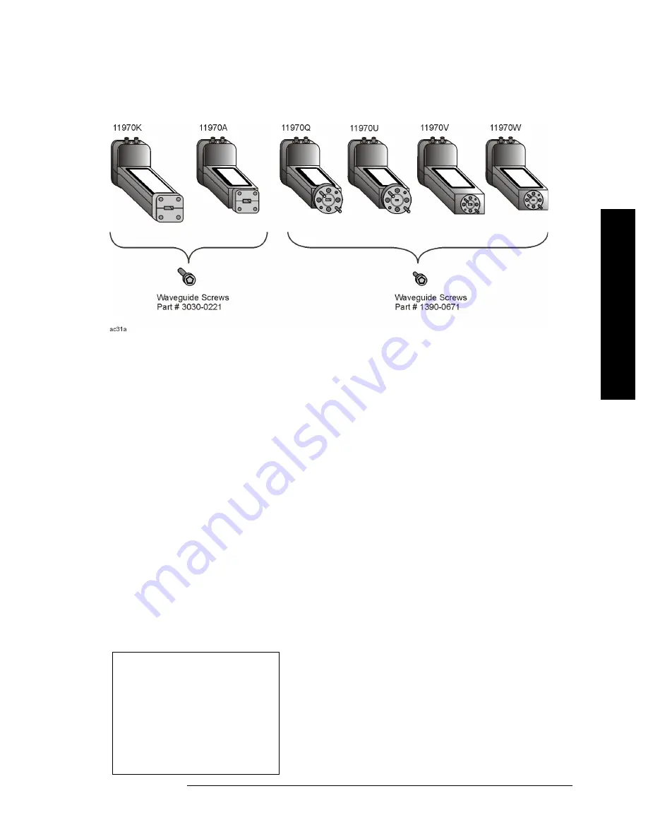 Agilent Technologies 11970 Series User Manual Download Page 9