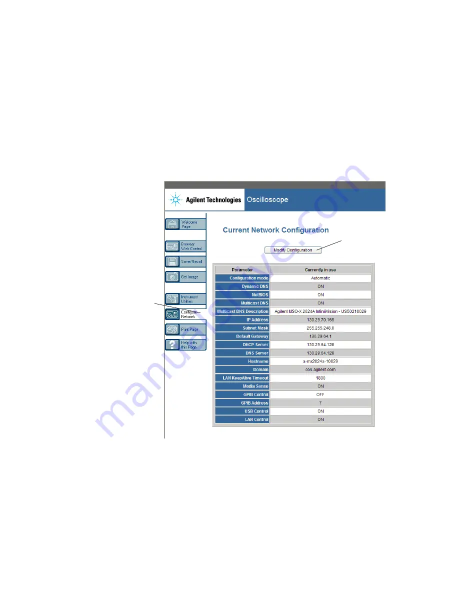 Agilent Technologies 2000 X-Series User Manual Download Page 278