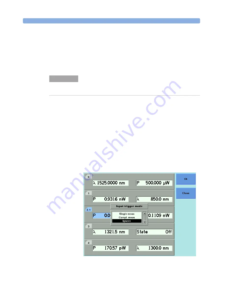 Agilent Technologies 8163B Manual Download Page 104