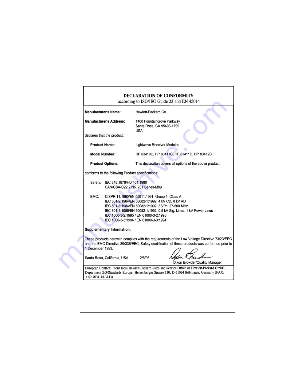 Agilent Technologies 83400 Series Скачать руководство пользователя страница 67