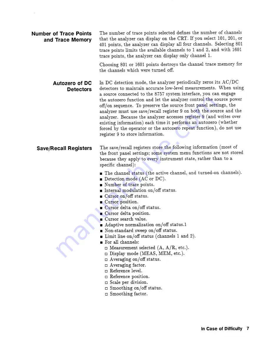 Agilent Technologies 8757D Operating Manual Download Page 63