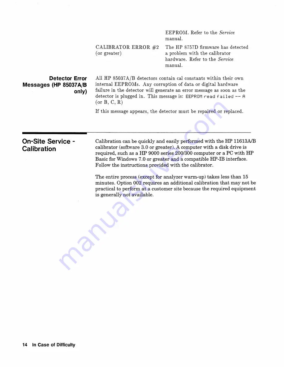 Agilent Technologies 8757D Operating Manual Download Page 70