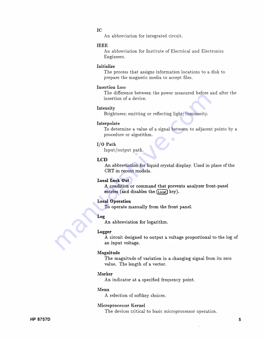 Agilent Technologies 8757D Operating Manual Download Page 75