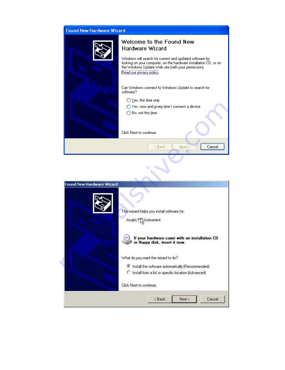 Agilent Technologies Acqiris DC110 User Manual Download Page 25