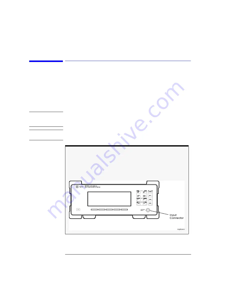 Agilent Technologies Agilent 86120B User Manual Download Page 6