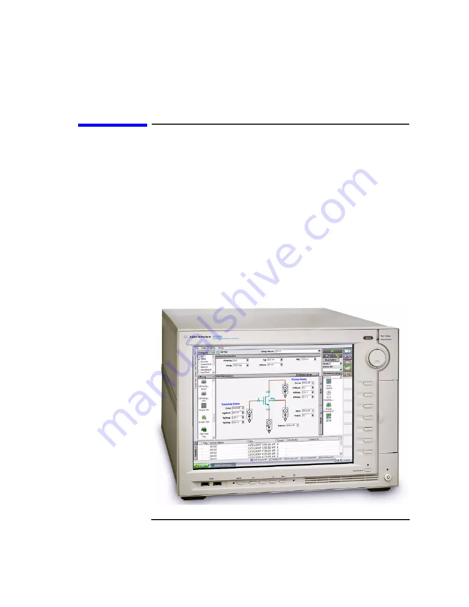 Agilent Technologies B1500A User Manual Download Page 43