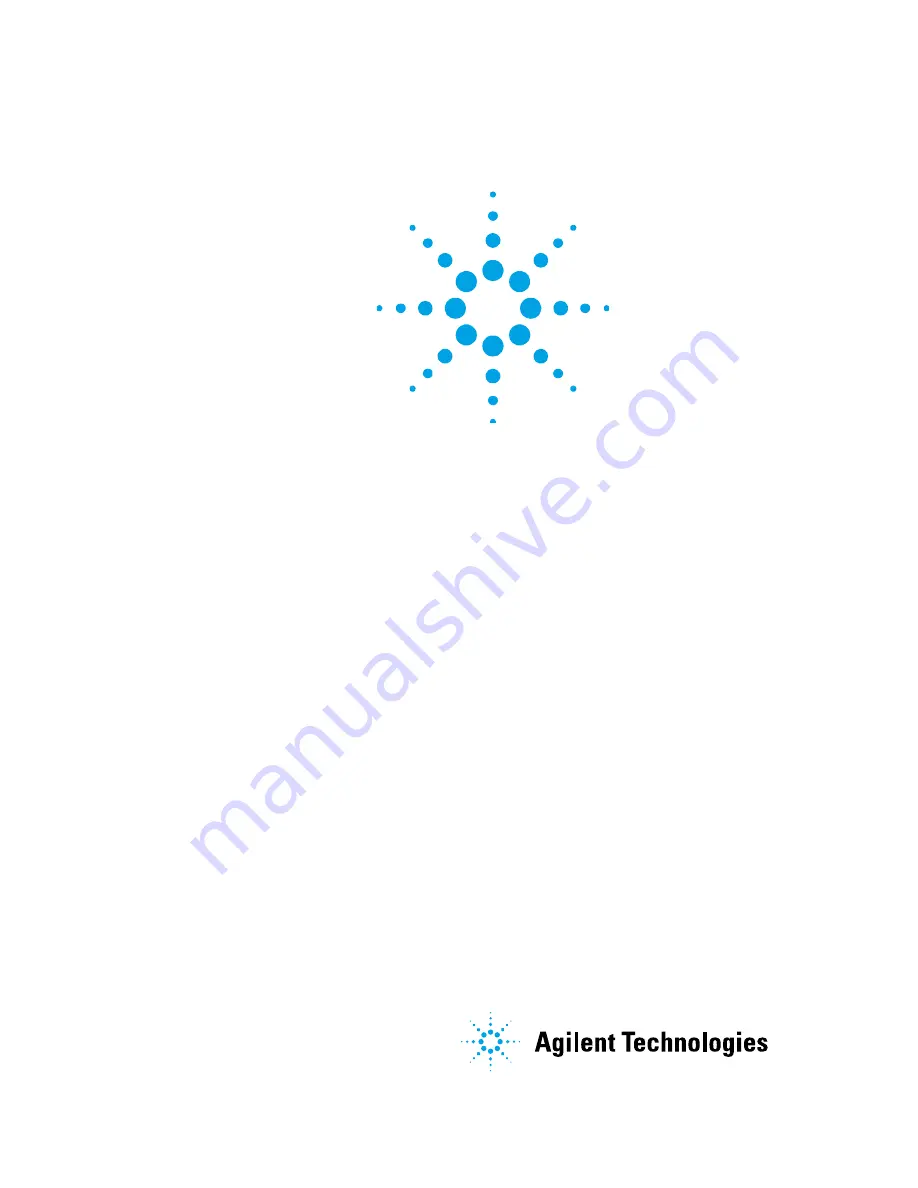 Agilent Technologies Cary Eclipse User Manual Download Page 1