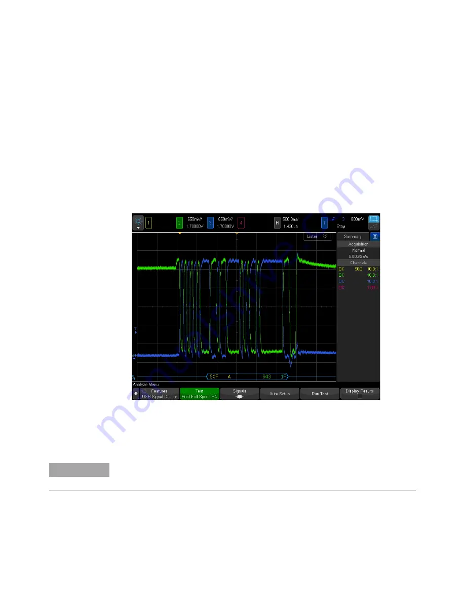 Agilent Technologies DSOX4USBSQ USB 2.0 Electrical Testing Notes Download Page 47