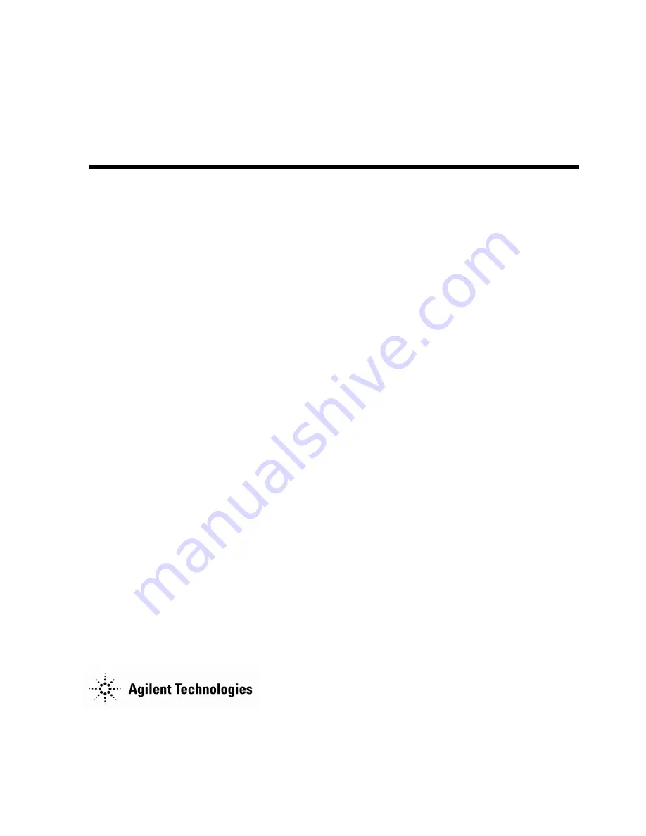 Agilent Technologies E4430B Installation Note Download Page 1