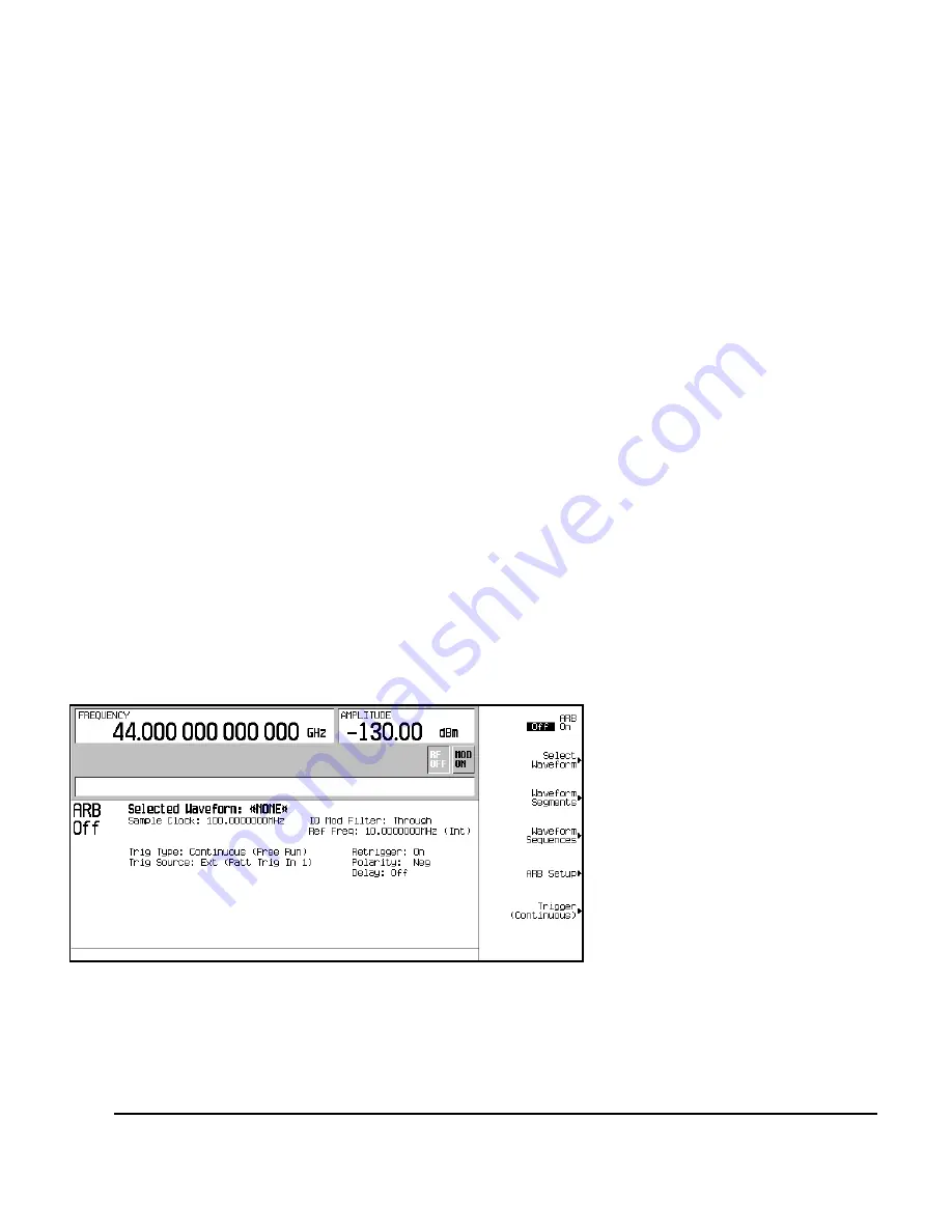 Agilent Technologies E8257D User Manual Download Page 105