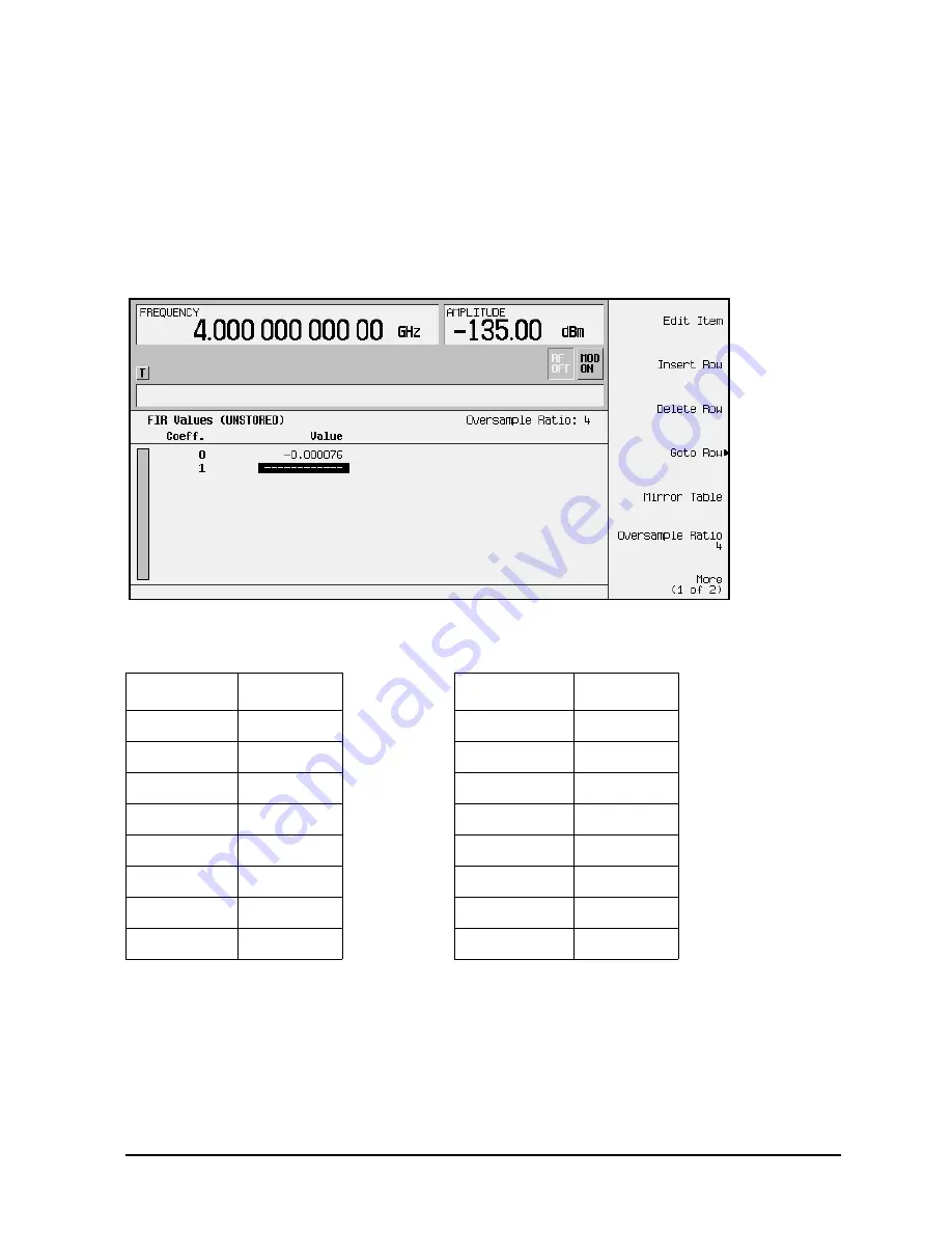 Agilent Technologies ESG series User And Programming Manual Download Page 55