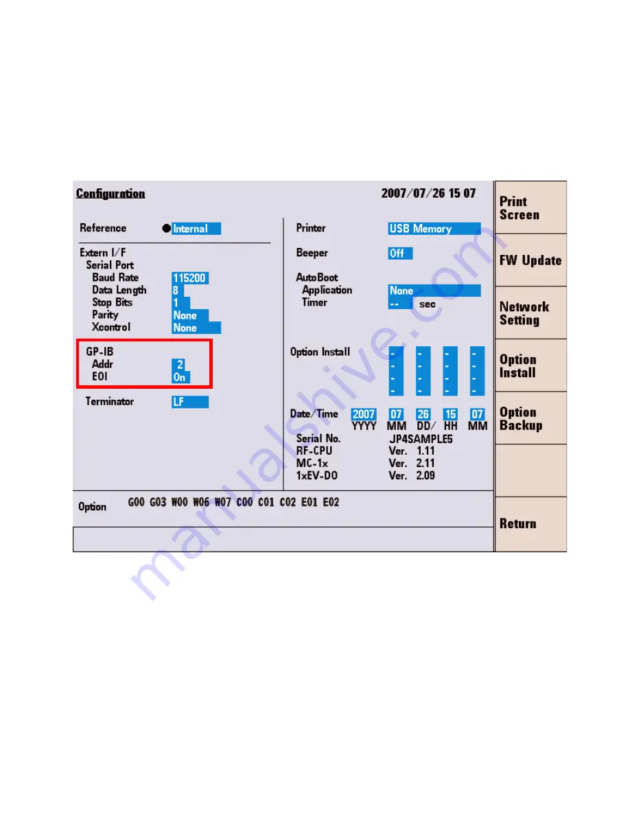 Agilent Technologies GS8210 Programming Manual Download Page 43