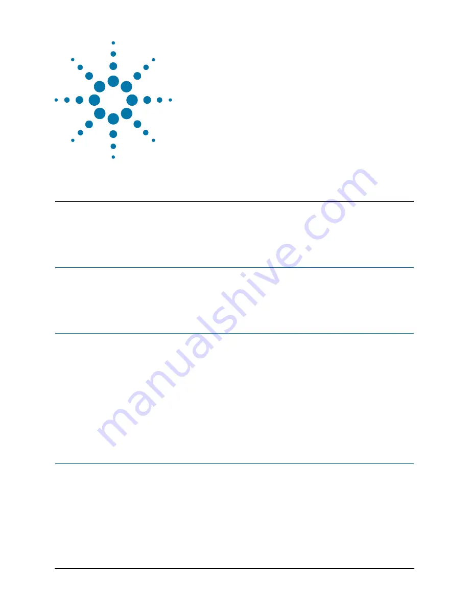 Agilent Technologies N5171B Manual Download Page 13