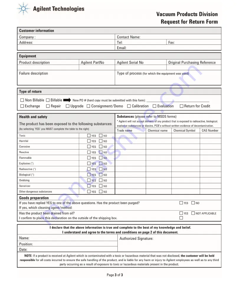 Agilent Technologies Turbo-V 9699334 Скачать руководство пользователя страница 13