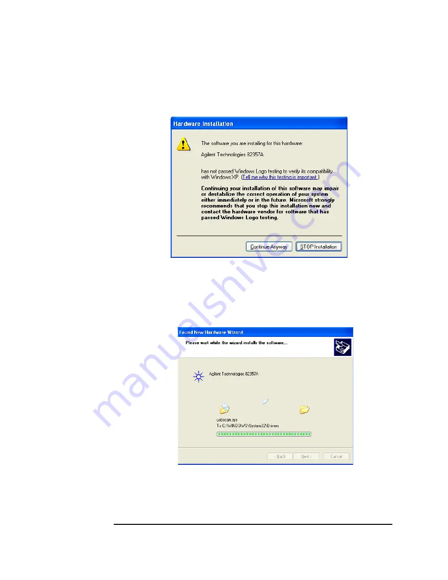 Agilent Technologies USB/GPIB Interface Converter 82357A Скачать руководство пользователя страница 20