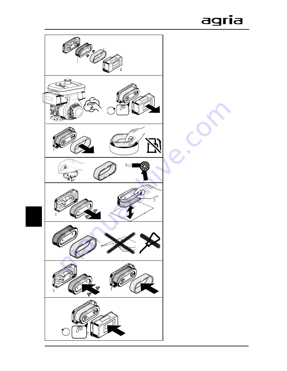 Agria 5400 KL Operating Instructions Manual Download Page 40