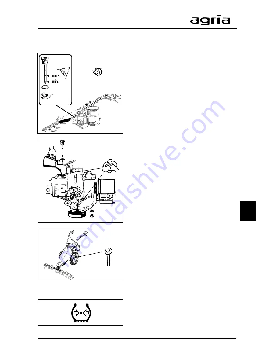 Agria 5400 KL Operating Instructions Manual Download Page 43